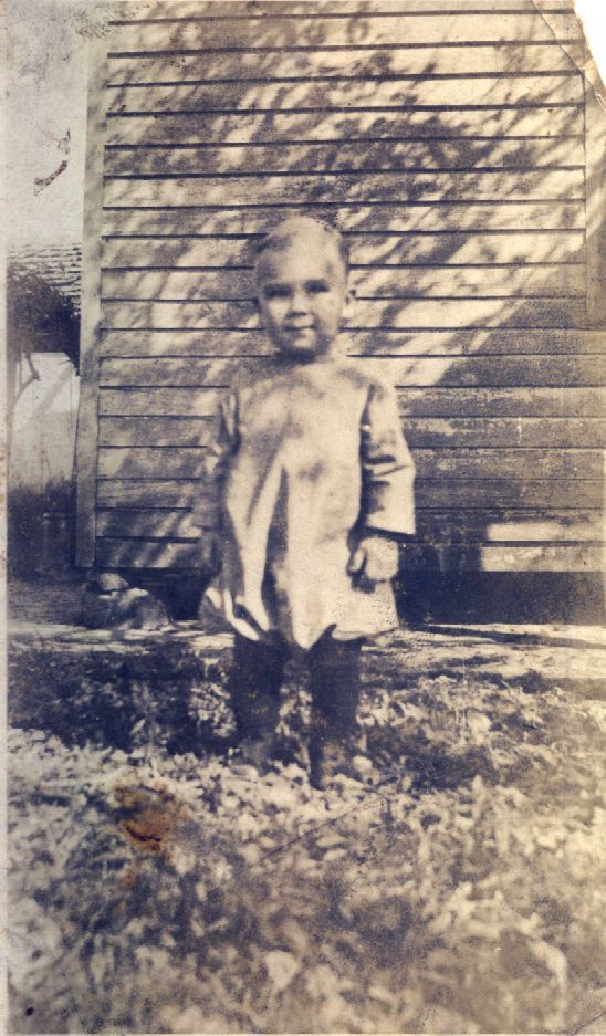 Owen Taylor as a child